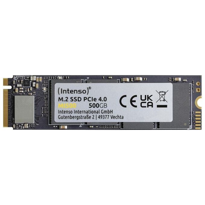 Intenso 3836450 500Gb Ssd Interno NVMe-PCIe M.2 PCIe NVMe 4.0 x4