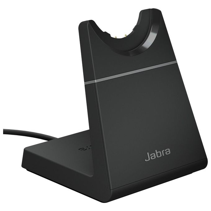 JABRA Evolve2 65 Supporto da Scrivania per Cuffie Nero Struttura Robusta per un Posizionamento Ottimale in Ambiente di Lavoro