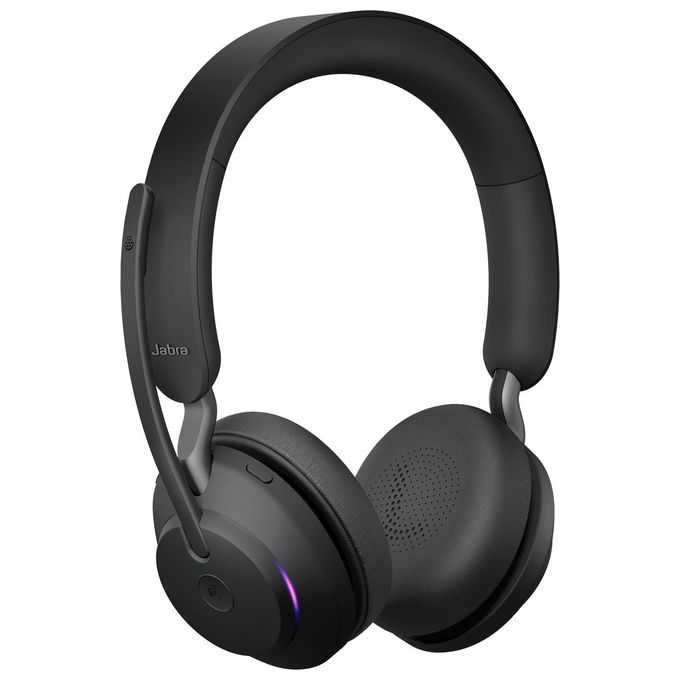 Jabra 26599-999-889 Evolve2 65 Cuffie On Ear Wireless Bluetooth 5.0 USB-C MS Teams Stereo 37h autonomia colore Nero