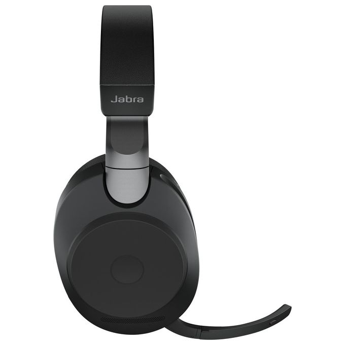 Jabra Evolve2 85 Cuffie Wireless Professionali Cuffie da Ufficio Certificate UC con Batteria a Lunga Durata Adattatore Bluetooth Usb-C Nero