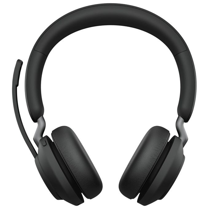 Jabra Evolve2 65 UC Stereo Auricolare Wireless a Padiglione Ufficio Usb Tipo-C Bluetooth Nero