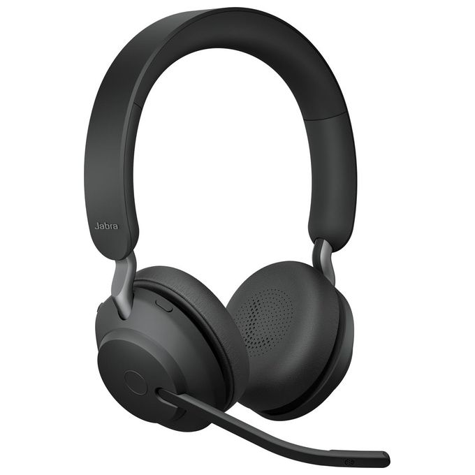 Jabra Evolve2 65 UC Stereo Auricolare Wireless a Padiglione Ufficio Usb Tipo-C Bluetooth Nero