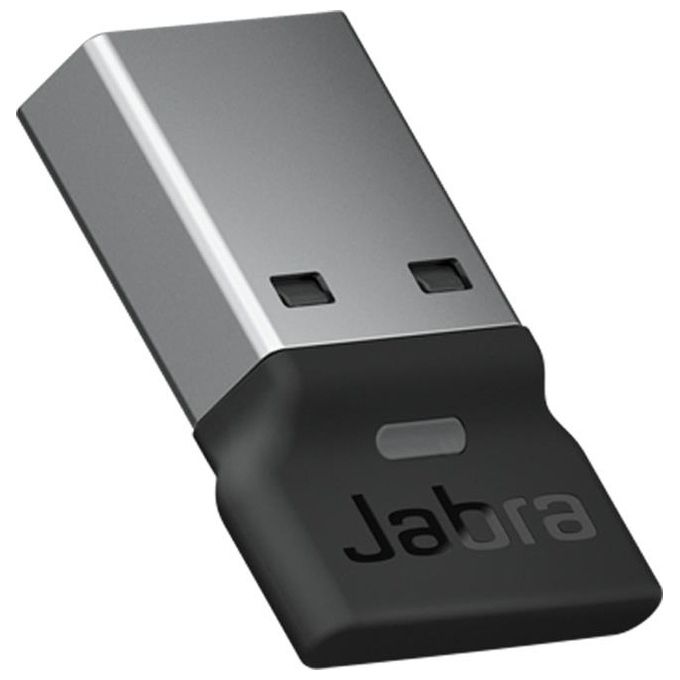 JABRA Link 380a UC Adattatore Bluetooth USB-A Dongle per Cuffie Evolve2 85 e 65 per VoIP e Networking Wireless