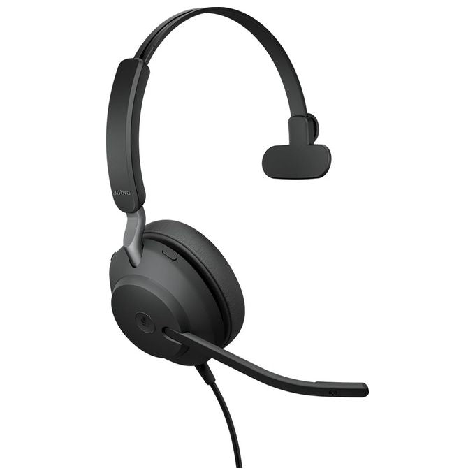 JABRA Evolve2 40 Se Auricolare Cablato a Padiglione Mono USB Tipo A Nero per Comunicazioni di Altissima Qualita'