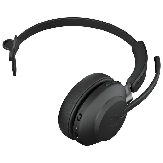 Jabra Evolve2 65 Uc Mono Cuffia Padiglione Auricolare Usb Tipo-c Bluetooth Nero