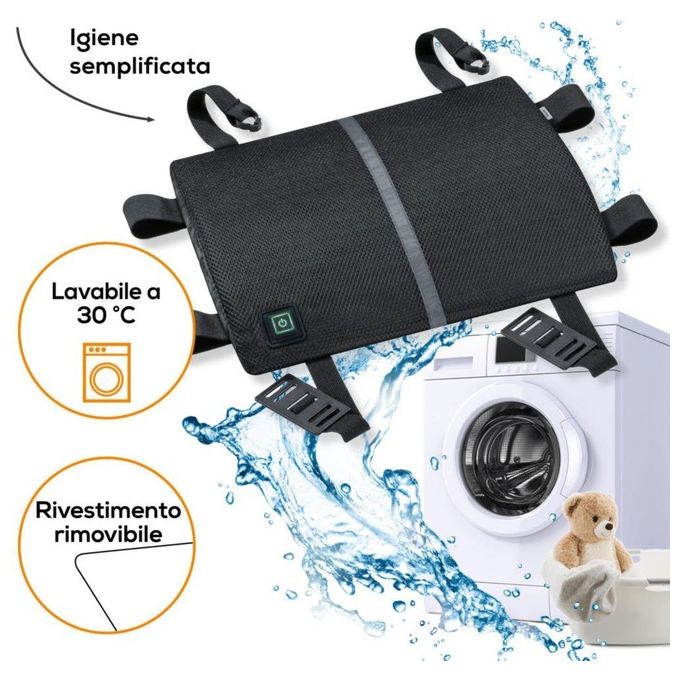 Beurer HK 70 Termoforo 20W 3 Temperature Adattore per Auto Lavabile