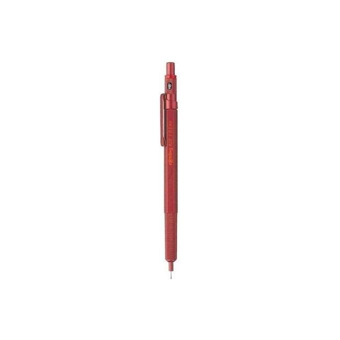 Rotring 600 Matita Portamine M. Sottile Metallic-Rosso 0,5mm