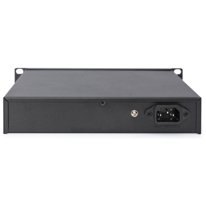 Digitus DN-80115 Switch di Rete Non Gestito Gigabit Ethernet 10-100-1000 Nero 1U