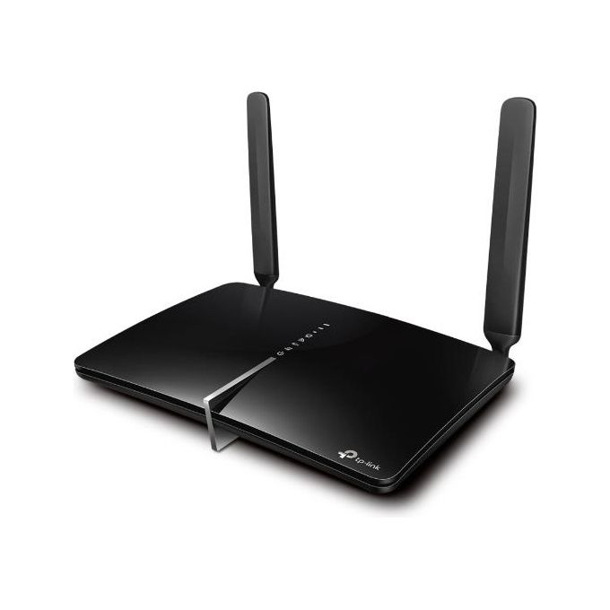 TP-Link Box, Router 4G+ LTE Cat.6 300 Mbps WiFi AC 1200 Mbps, 2 x SMA per Antenna Esterna, 4 Porte RJ45 Gigabit, Antenne Removibili, OneMesh, Modem SIM Card per Qualsiasi Operatore, Archer MR600