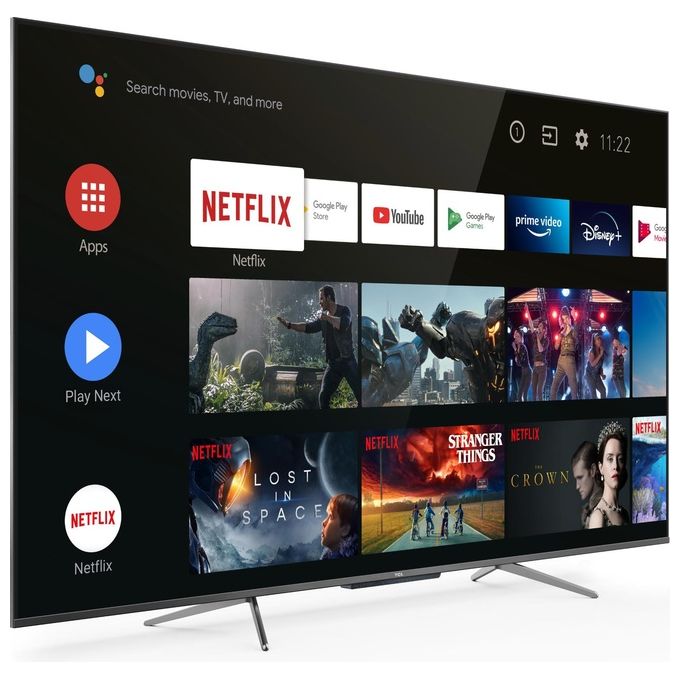 TCL 65C715 Tv Led 65'' 4k Ultra Hd Smart Tv Wi-Fi Nero