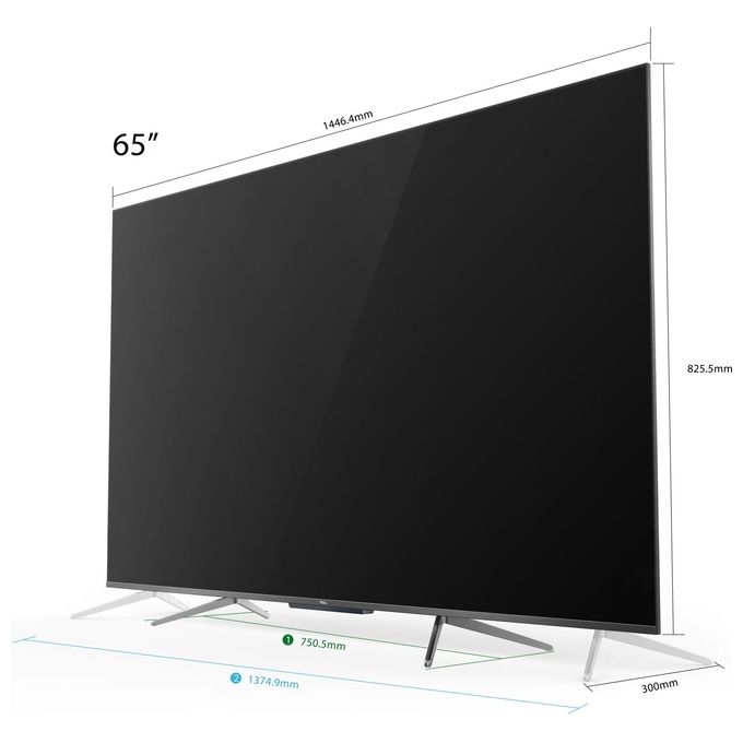 TCL 65C715 Tv Led 65'' 4k Ultra Hd Smart Tv Wi-Fi Nero