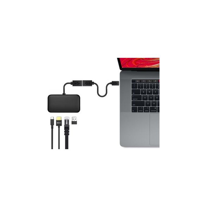 Hamlet Adattatore Usb C a Usb A 3.0 F 20cm