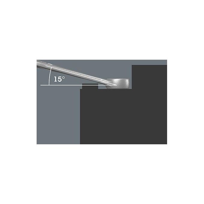 Wera 6003 Joker 15 Set Assortimento Chiavi a Forchetta e Poligonali Metrico 15 Pezzi