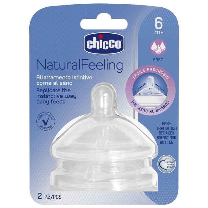 Chicco 81047.20 Tettarella in Silicone Step Up 6m+