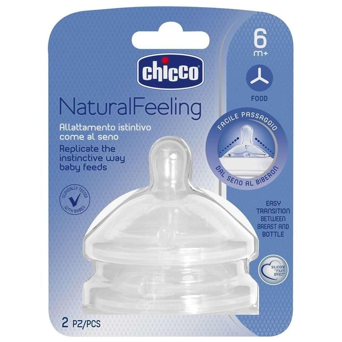 Chicco 81047.20 Tettarella in Silicone Step Up 6m+