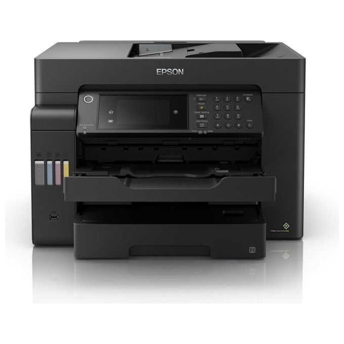 Epson EcoTank ET-16600 Stampante Multifunzione Colore Ink-Jet A3 Plus Usb 2.0 LAN Wi-Fi(n) Host USB Nero
