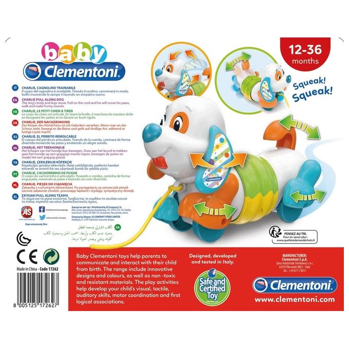 Baby Clementoni - Charlie Cagnolino Trainabile