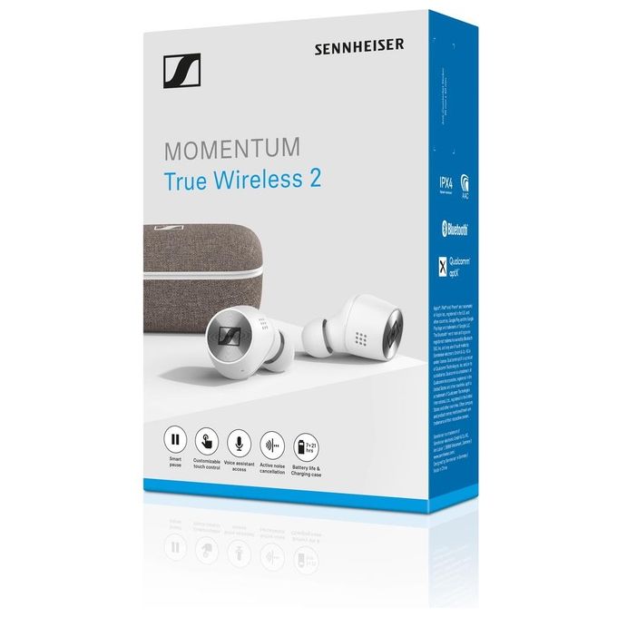 [ComeNuovo] Sennheiser Momentum True Wireless 2 Earbuds White Cuffie Auricolare Bianco