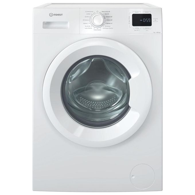 Indesit IM760MYTIMEIT MY TIME Lavatrice Carica Frontale 7 Kg 1000 rpm Classe A 15 Programmi (85x60x50 cm) colore Bianco
