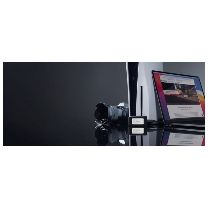 Kingston Technology XS2000 Ssd Portatile 500Gb Nero-Argento