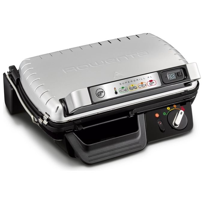 Rowenta GR461B SuperGrill XL 2 Posizioni di Cottura Termostato Regolabile