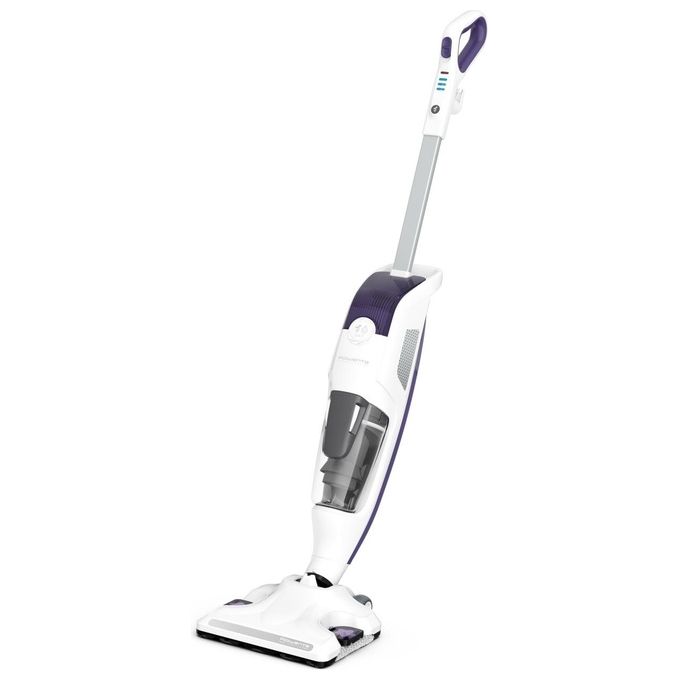 Rowenta Clean and Steam Revolution RY7731WH - Pulitore a vapore scopa-multifunzione, capacita' 0,47 L, 1500 W, pressione barica efficace, autonomia 30 min, aspirazione + vapore 2‑in‑1, rumore 83 dB, Bianco-Viola