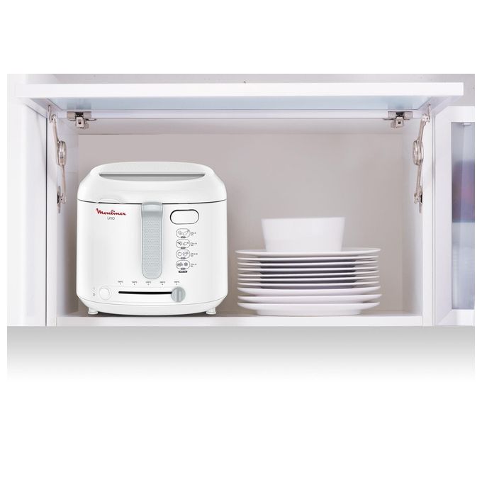 Moulinex FRY UNO AF203 Friggitrice 1Kg per 4 Persone Bianco