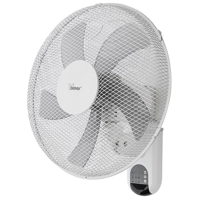 Bimar Ventilatore da Parete con Telecomando Elica 40cm per Climatizzazione e Comfort in Ambienti Domestici