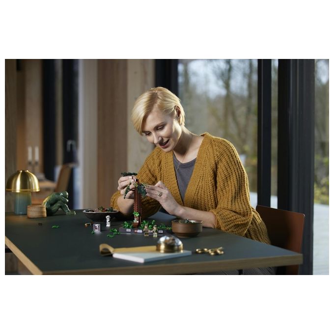 LEGO Star Wars 75353 Diorama Inseguimento con lo Speeder su Endor con Luke Skywalker e Principessa Leia, Il Ritorno dello Jedi
