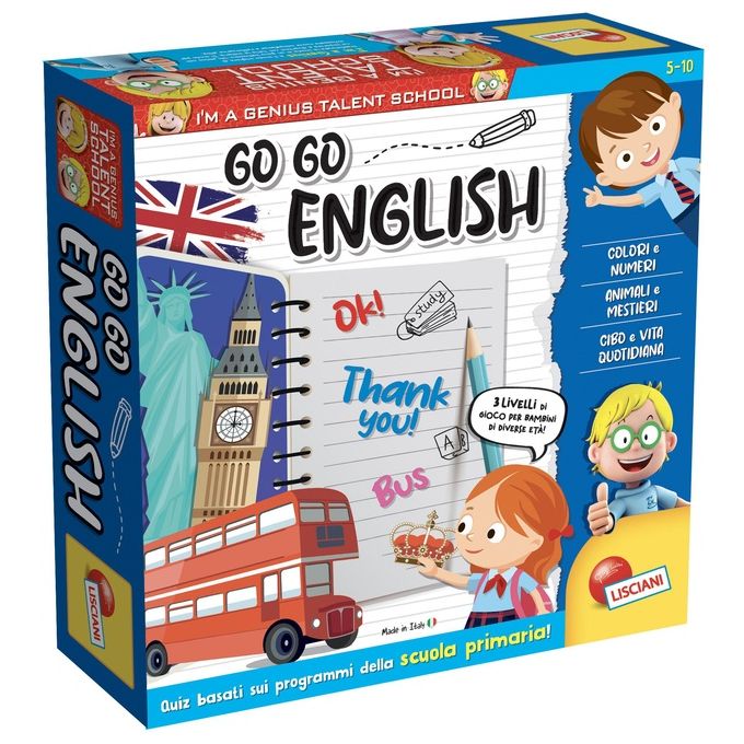 Lisciani Gioco Educativo I'm a Genius Go Go English