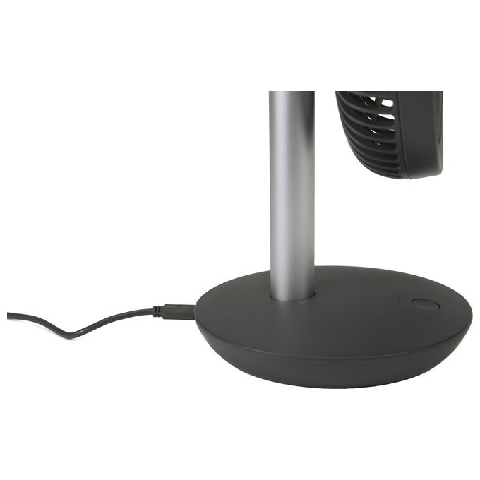 Argo ventilatore da tavolo orfeo titanium batteria a litio inclinazione 90 gradi collegamento usb perfetto per ogni ambiente