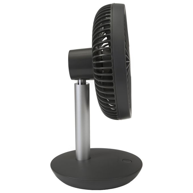 Argo ventilatore da tavolo orfeo titanium batteria a litio inclinazione 90 gradi collegamento usb perfetto per ogni ambiente