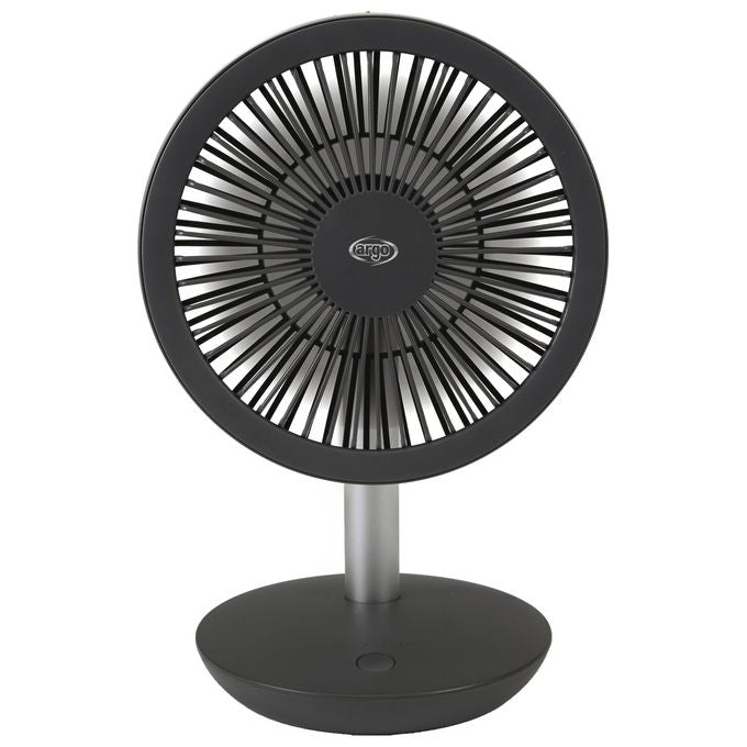 Argo ventilatore da tavolo orfeo titanium batteria a litio inclinazione 90 gradi collegamento usb perfetto per ogni ambiente