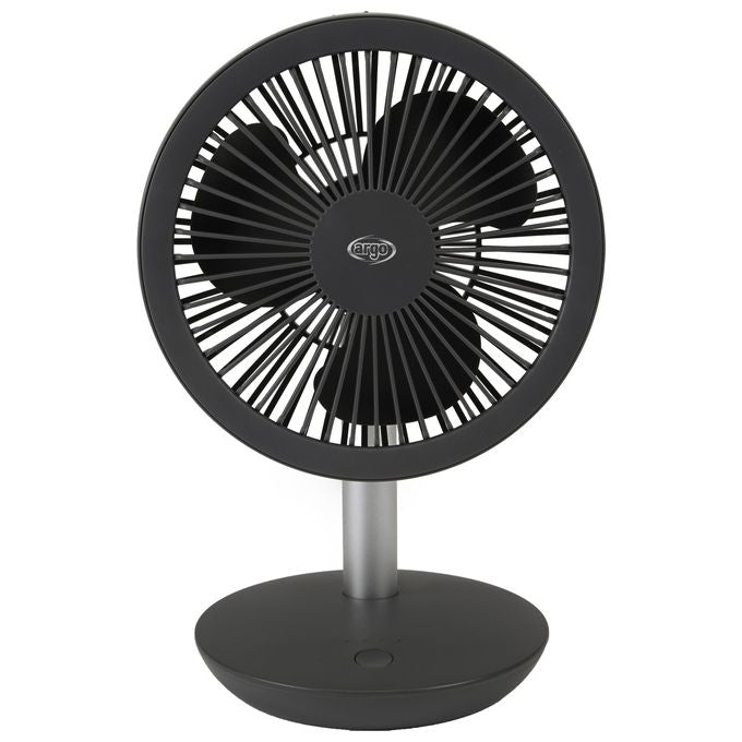 Argo ventilatore da tavolo orfeo titanium batteria a litio inclinazione 90 gradi collegamento usb perfetto per ogni ambiente