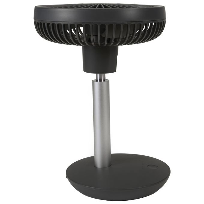 Argo ventilatore da tavolo orfeo titanium batteria a litio inclinazione 90 gradi collegamento usb perfetto per ogni ambiente