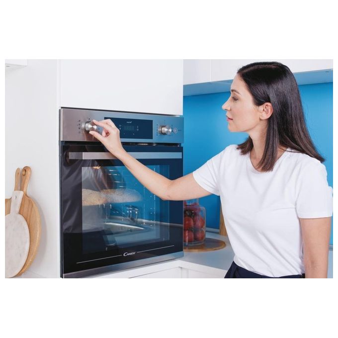 Candy FSCTX886 WIFI Forno Elettrico da Incasso 70 Litri Multifunzione Ventilato Cottura a Vapore Potenza 3500W