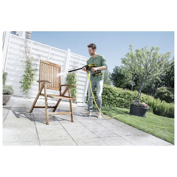 Karcher KHB 6 Battery Set Idropulitrice a Pistola Batteria Li-Ion Batteria 18V Portata Max 200 l-h Batteria Inclusa