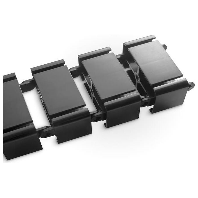 Digitus Passacavo Flessibile Lunghezza Adattabile 130x67x35xm Nero