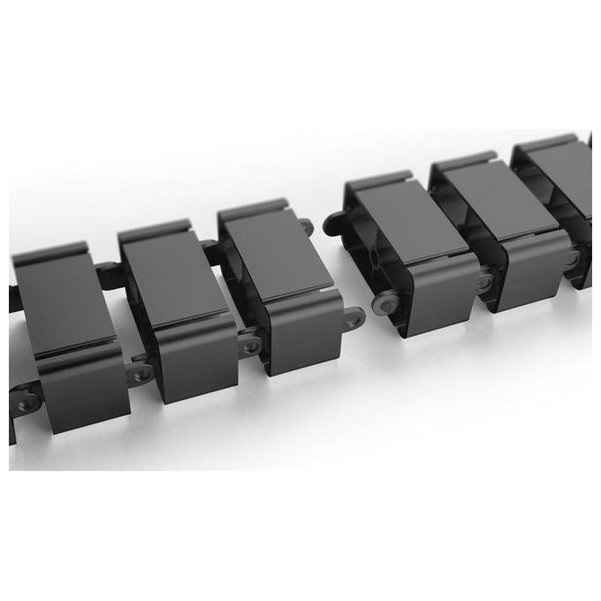 Digitus Passacavo Flessibile Lunghezza Adattabile 130x67x35xm Nero