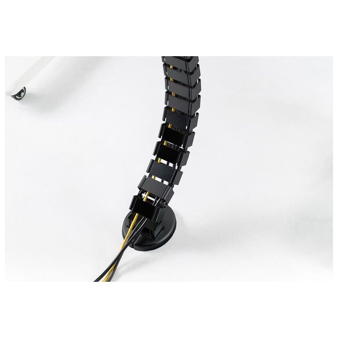 Digitus Passacavo Flessibile Lunghezza Adattabile 130x67x35xm Nero