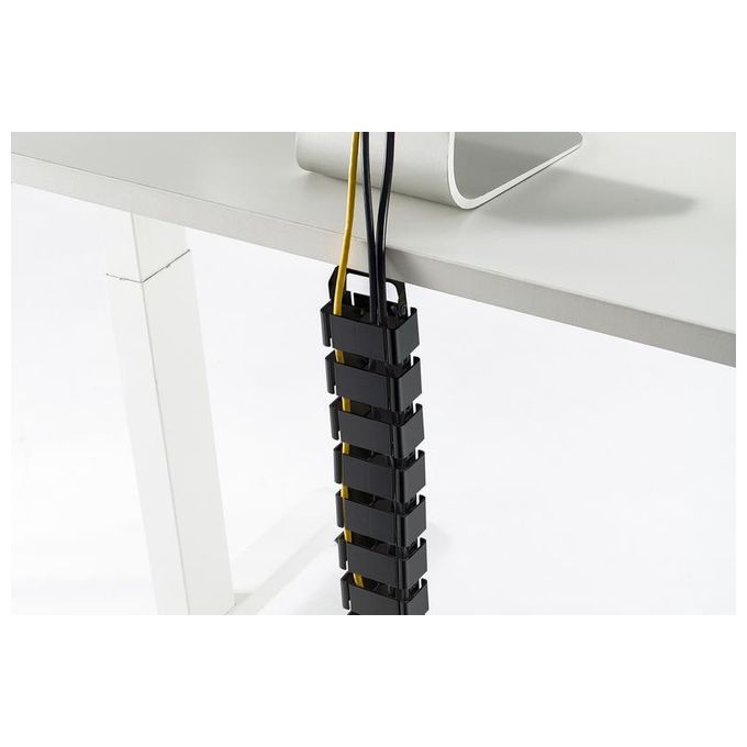 Digitus Passacavo Flessibile Lunghezza Adattabile 130x67x35xm Nero