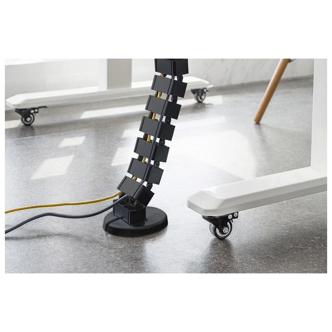 Digitus Passacavo Flessibile Lunghezza Adattabile 130x67x35xm Nero
