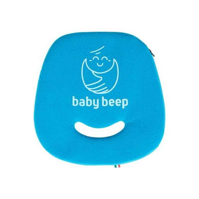 Baby Beep Cuscino Bluetooth Anti Abbandono Universale per Seggiolini Auto Azzurro Mare