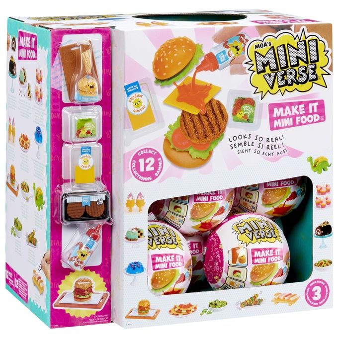 Mga Playset Make It Mini Foods Miniverse Assortito