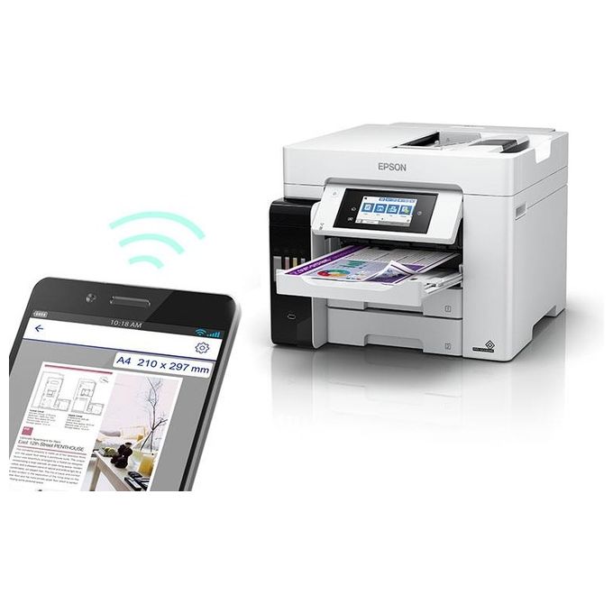 Epson EcoTank ET-5880 Stampante Multifunzione ad Inchiostro 4800x2400 Dpi 25 Ppm A4 Wi-fi