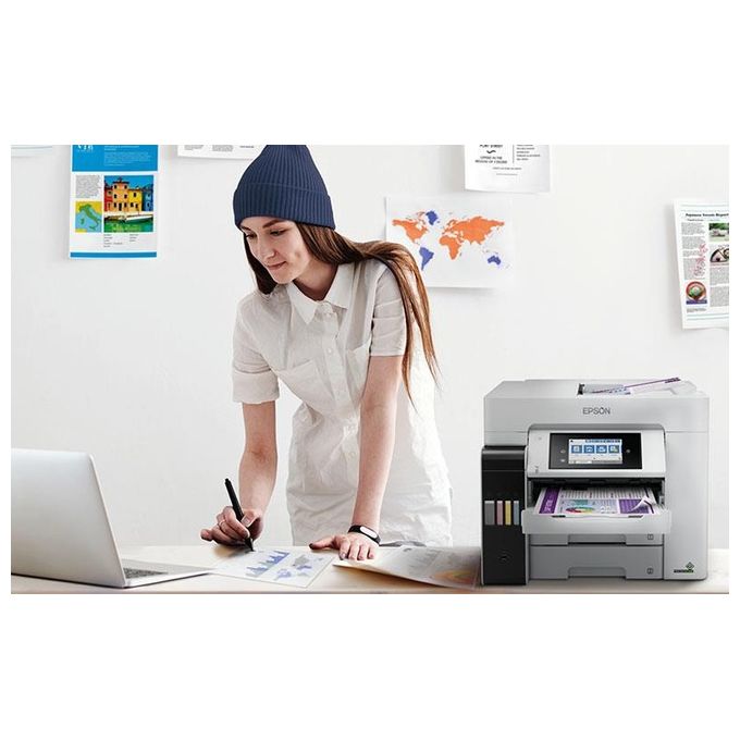 Epson EcoTank ET-5880 Stampante Multifunzione ad Inchiostro 4800x2400 Dpi 25 Ppm A4 Wi-fi