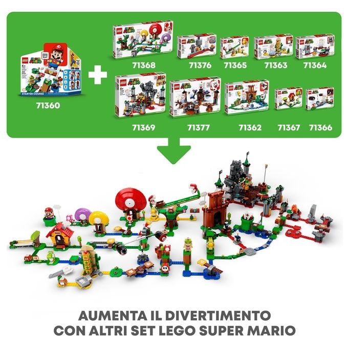 LEGO Super Mario Guai con la Lava di Womp Pack di Espansione
