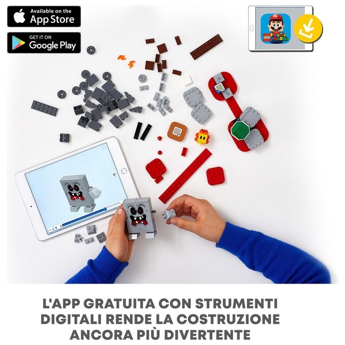 LEGO Super Mario Guai con la Lava di Womp Pack di Espansione