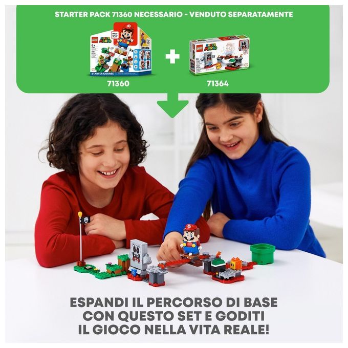 LEGO Super Mario Guai con la Lava di Womp Pack di Espansione