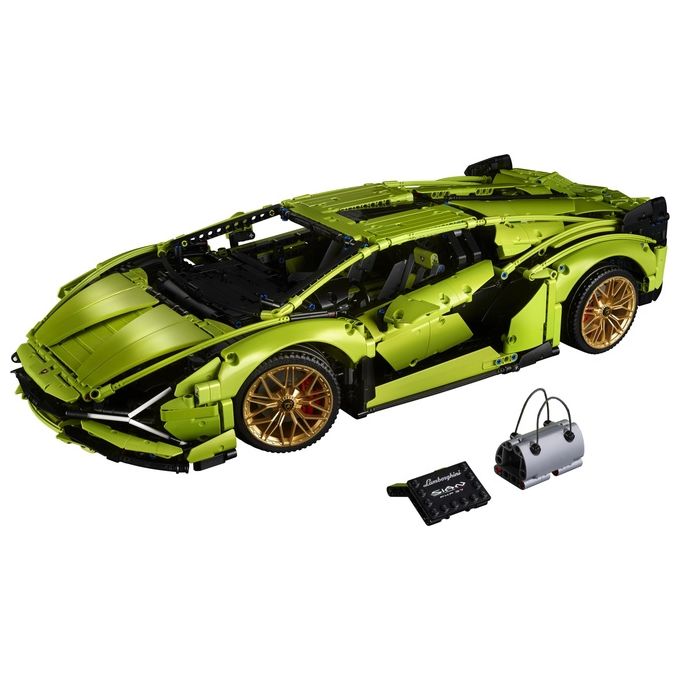 LEGO Technic 42115 Lamborghini Sián FKP 37, Set con Auto Sportiva, Modellino di Macchina da Costruire per Adulti, Idea Regalo